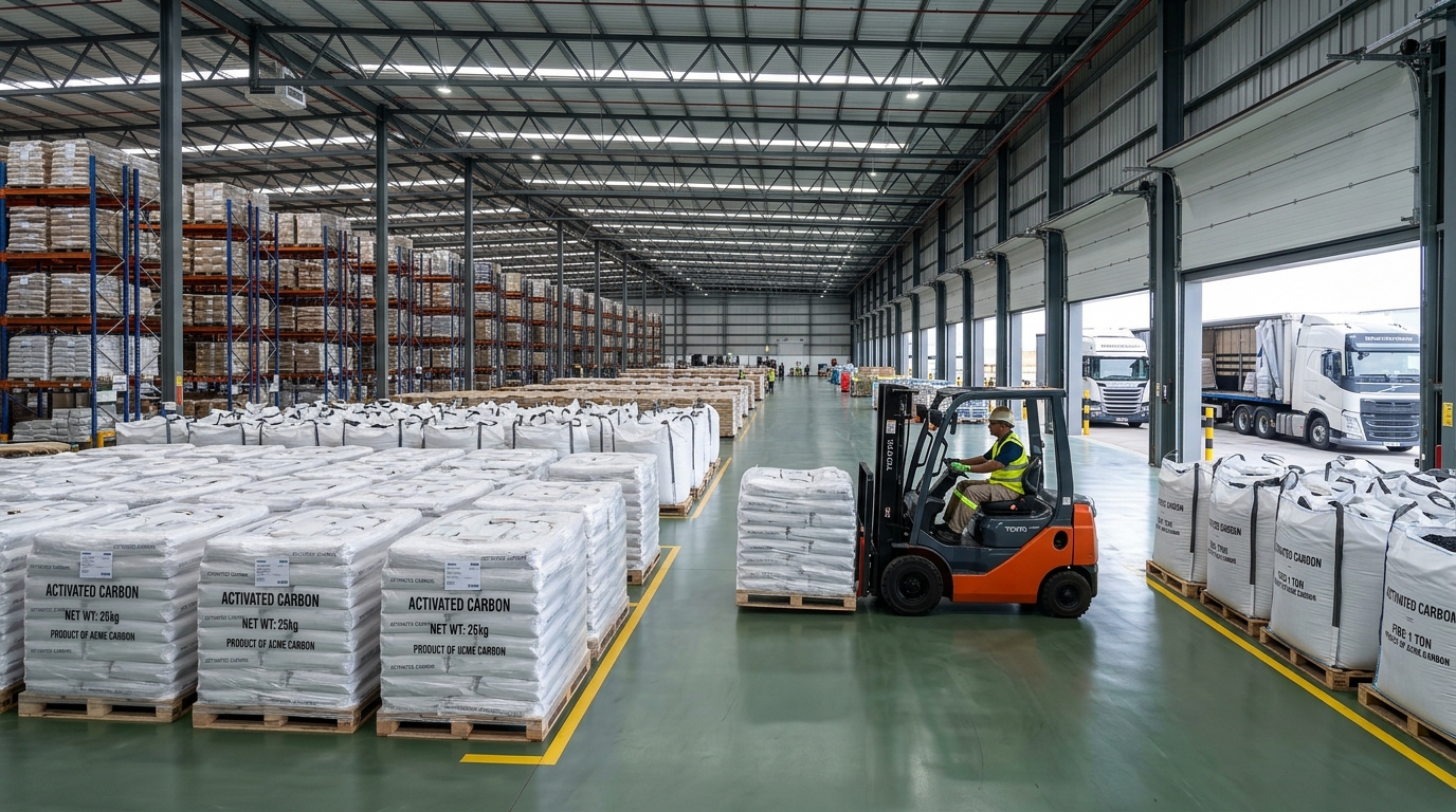 Bao bì đóng gói than hoạt tính lọc nước Canopy xuất xưởng